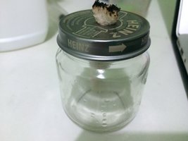 Lamparina de Alcool improvisada.JPG