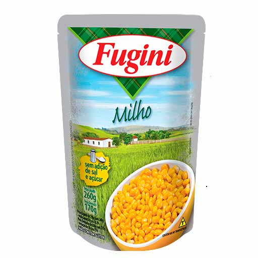 Milho em Conserva Fugini Sachê 170g